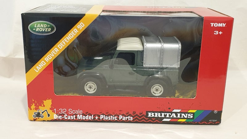 BRITAINS LAND ROVER DEFENDER 90 PICK-UP FARM VERSION 1:32 SCALE MODEL 1 ONLY Carousel 1