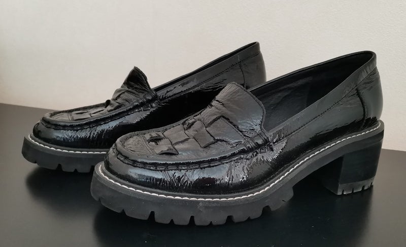 Top End Black Patent Leather Loafers63617150758529111