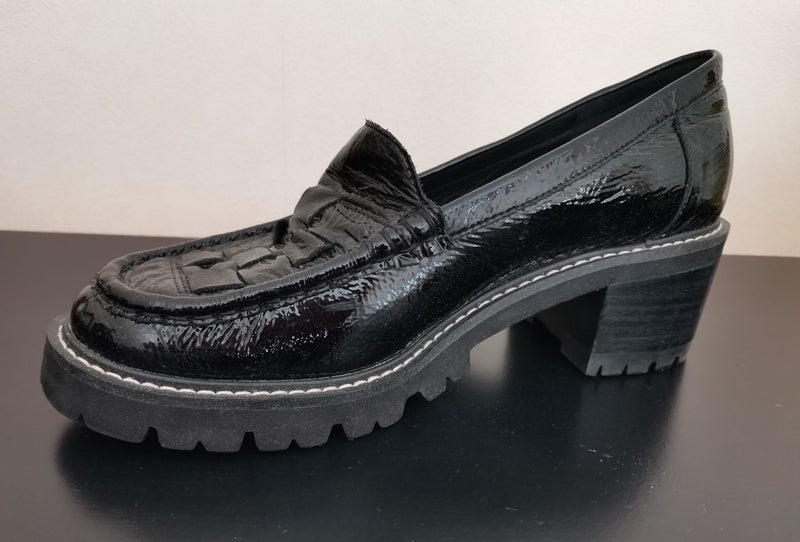 Top End Black Patent Leather Loafers63617150758529112