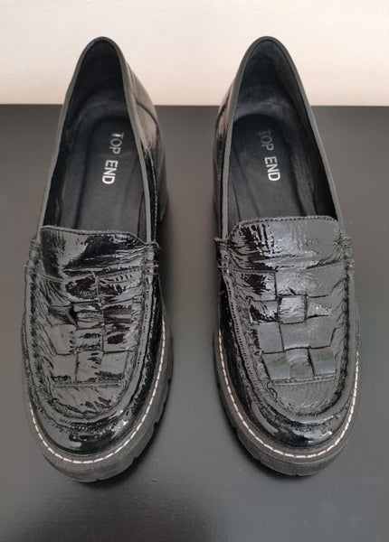 Top End Black Patent Leather Loafers63617150758529114