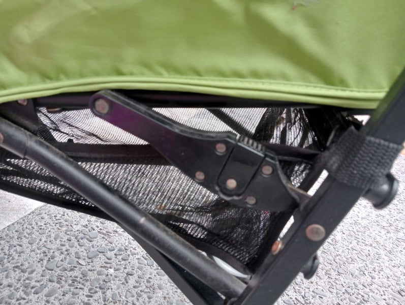Stroller/ pram/ pushchair - green with basket and hood Carousel 6