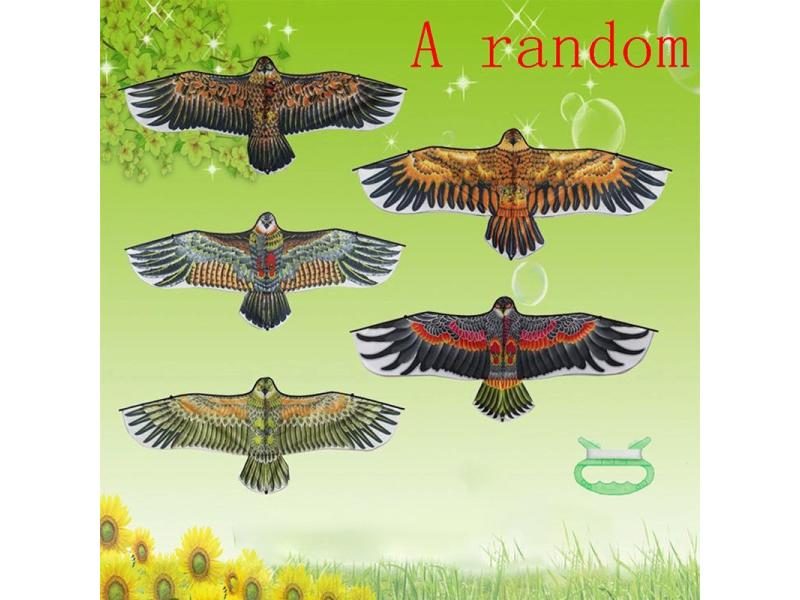 1.1m Eagle Kite With 30 Meter Kite Line Children Flying Bird Kites Outdoor Toys Carousel 1
