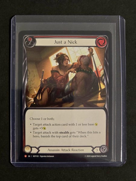 Flesh and Blood Part the Mistveil - Just a Nick - Majestic Normal Carousel 1