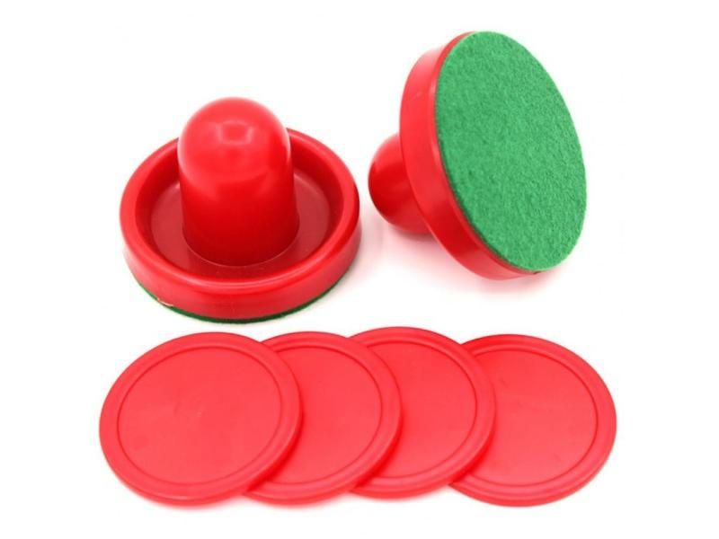 Plastic Air Hockey Set Lightweight Anti Rust Anti-deformation Hockey Puck Set Carousel 1