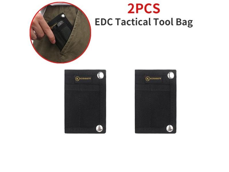 1-3pcs EDC Tool Bag Waist Wallet Molle Bag Fanny Pack Phone Pouch Key Card Case Carousel 1