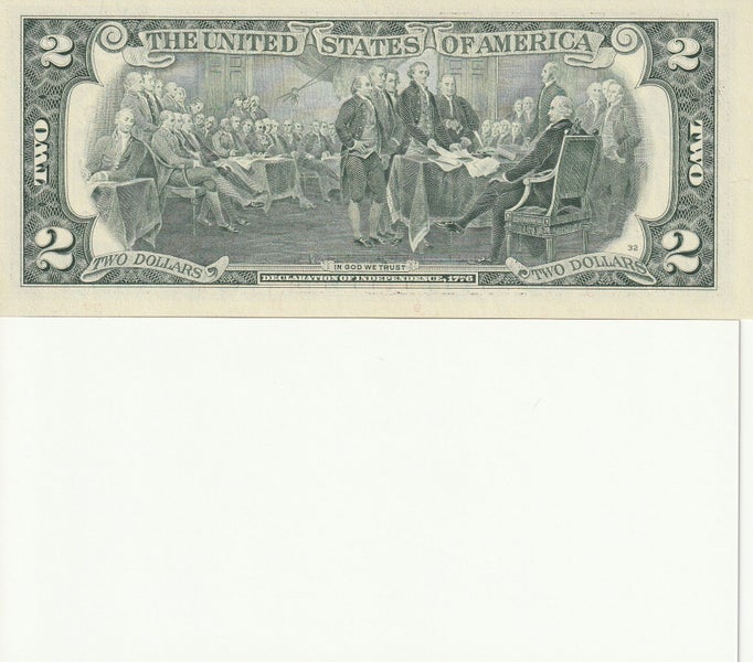 USA ELVIS COLOURISED 2 DOLLARS BANKNOTE 2003 UNCIRCULATED Carousel 2
