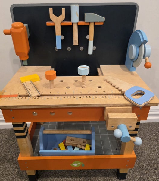 Kids wooden tool bench toy rrp $249 Carousel 1