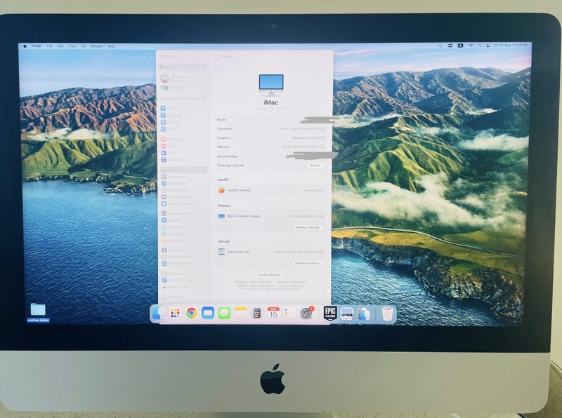 iMac 2017 21.5" 4k Carousel 1