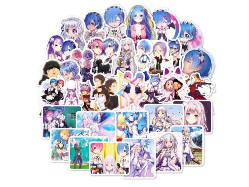 10 50 100pcs/Pack Japan Anime Cartoon Anime Haikyuu Stickers Aesthetic Laptop Carousel 1