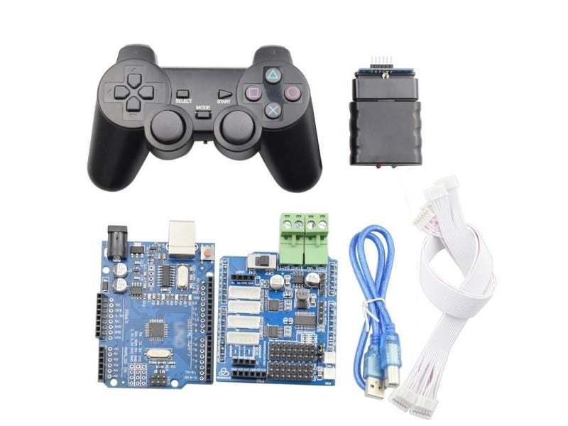 Arduino PS2 Handle Wireless Controller DC Motor Driver Board For Robot Carousel 1
