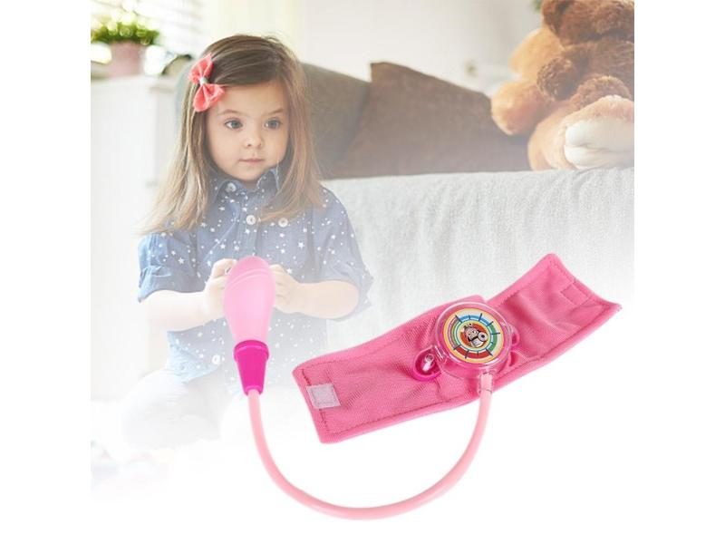 Children's Simulation Family Doctor Toy Play House Nurse Doll Blood Pressure Carousel 1