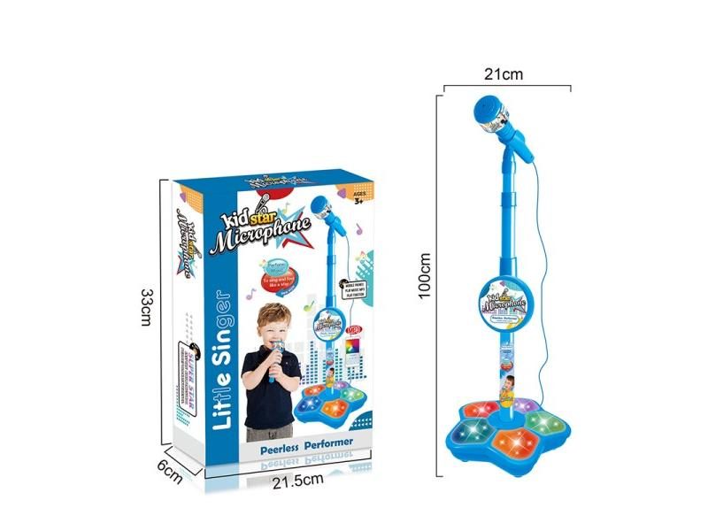Kids Microphone With Stand Karaoke Song Toy For Birthday Gift Carousel 1