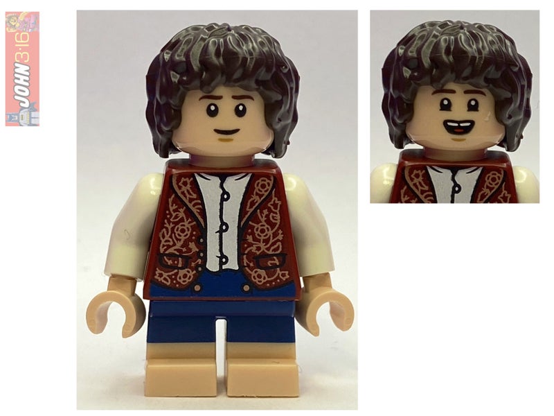 FRODO BAGGINS - AWESOME LORD OF THE RINGS 'THE SHIRE' LEGO MINIFIGURE Carousel 1