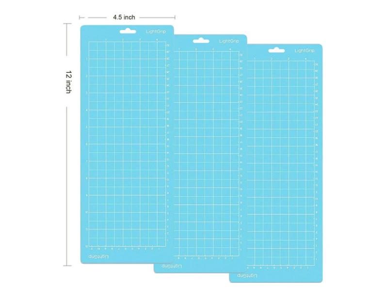 3 Pack 12x4.5 Inches Cameo Silhouette Cutting Mat For PVC Cutting Carousel 1