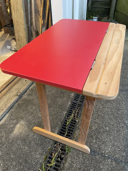 Child's desk (red, wooden) Carousel 3