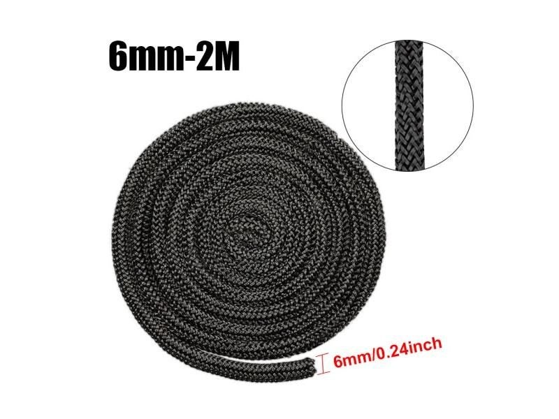 6/8/10/12mm 2M Fireplace Sealing Rope Gasket Cord Stove Door Fireplace Cord Carousel 1