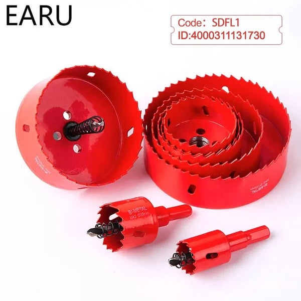 NZ Stock 15-55mm Bi-Metal Wood Hole Saw Drill Bit Core Cutter for Woodworking Carousel 2