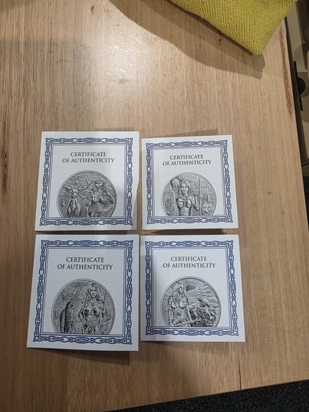 Full set of germania mint Valkries Carousel 5