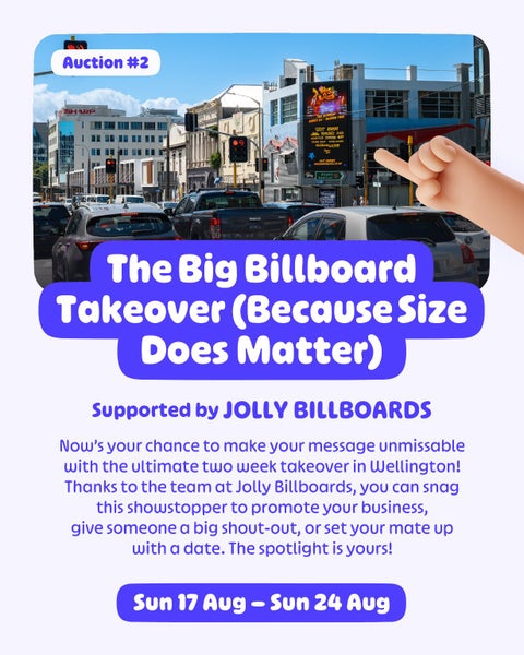 The Big Billboard Takeover (Because Size Does Matter) (Charity Auction) Carousel 1