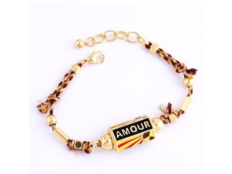 Evil Eye Love Protect Bracelet Amour Turkish Knotting Beaded Boho Jewelry Women Carousel 1