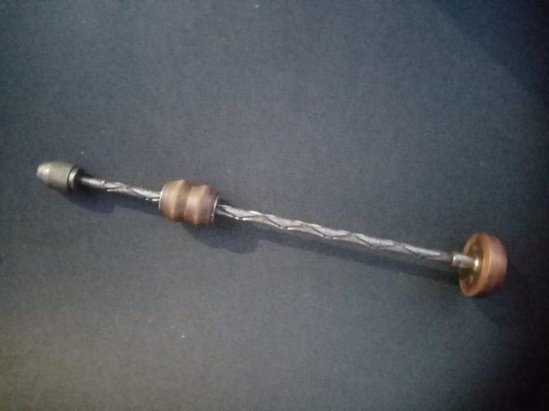 Early hand drill dated 1895 Carousel 1