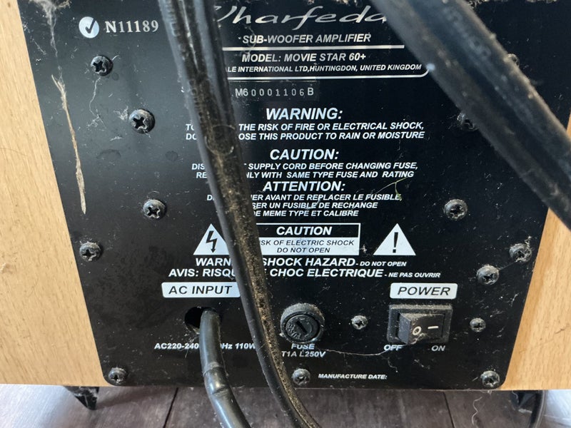 Wharfdale Subwoofer63616509678081112