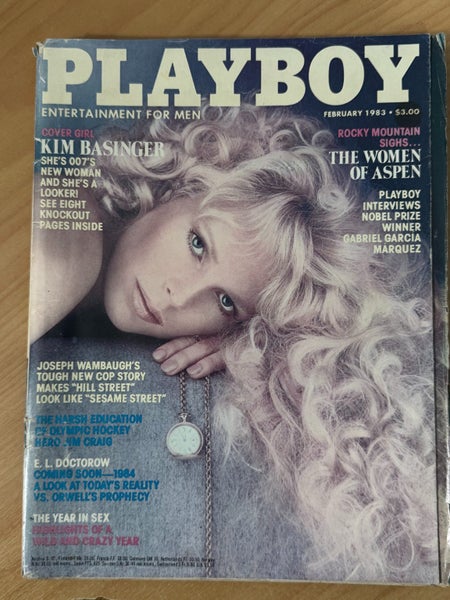 VINTAGE Playboy Magazine February 1983 Kim Basinger Cover Carousel 1