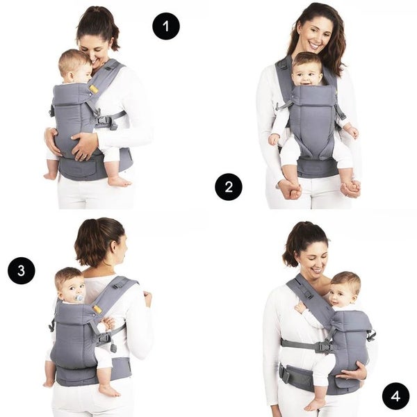 Beco Gemini Baby Carrier - Navy Carousel 2