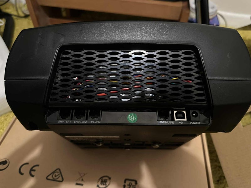 Fanatec set up , with MOZA handbrake.63616501982465112