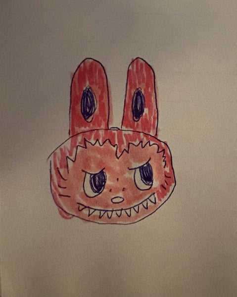 Original Labubu drawing - one of a kind Carousel 1