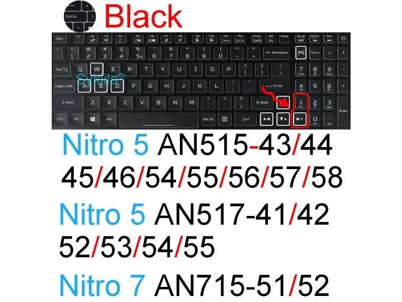 Keyboard Cover For Acer Nitro 5 Spin 7 Series Silicone Protector Carousel 1