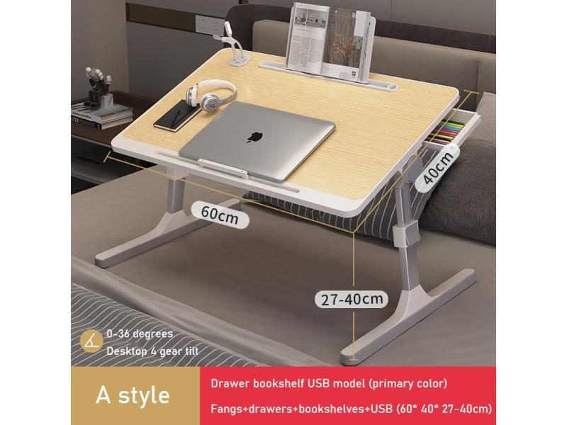 Notebook Computer Desk Can Be Folded And Rising To Lower Small Simple Bedroom Carousel 1