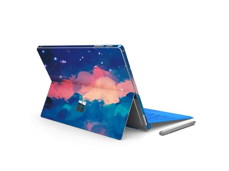 Color Printing Vinyl Sticker For Microsoft Surface Pro Back Cover Carousel 1