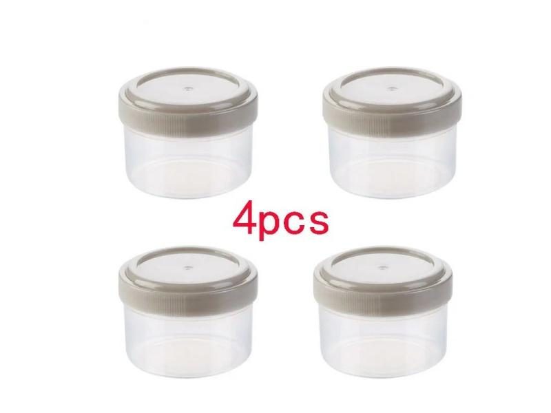 4pcs Plastic Sauce Squeeze Bottle Mini Seasoning Box Salad Dressing Containers Carousel 1