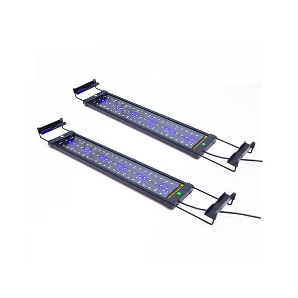 2 Pcs 70Cm Adjustable Aquarium Blue White Led 11W Carousel 1