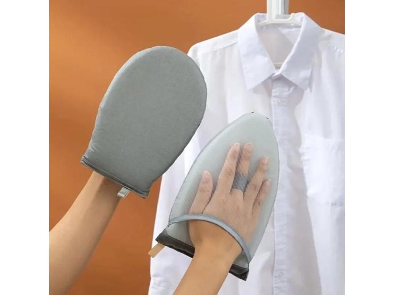 Handheld Ironing Pad Heat Resistant Glove For Clothes Garment Steamer Sleeve Carousel 1