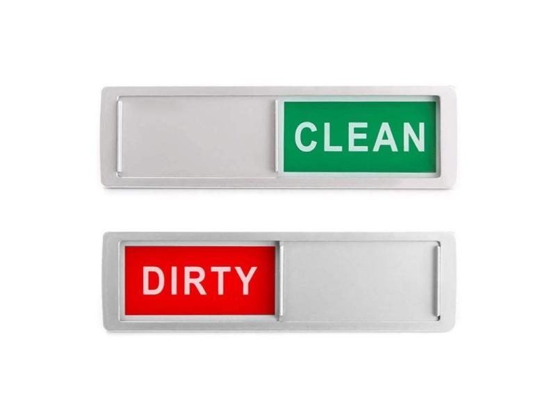 Dishwasher Magnet Clean Dirty Sign Non-Scratching Strong Magnet 2 Double-sided Carousel 1