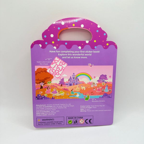 Princess Travel Sticker Play Set Carousel 2