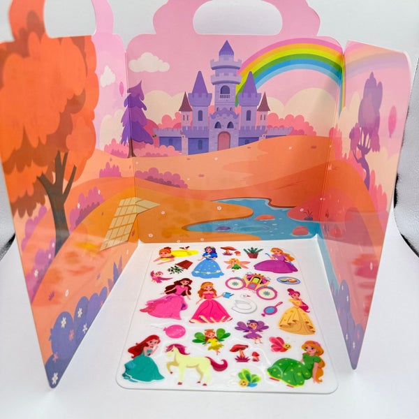Princess Travel Sticker Play Set Carousel 4