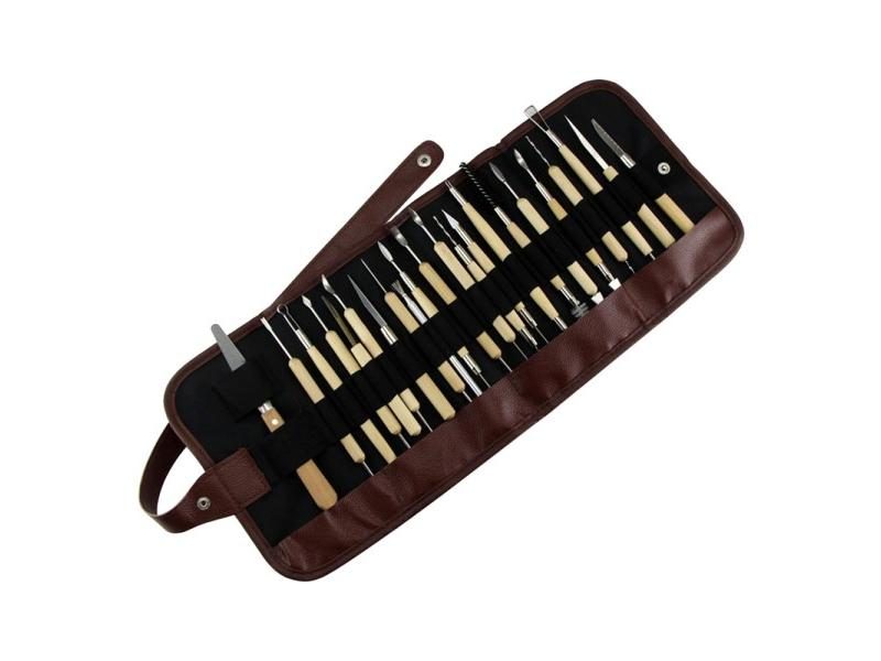 DIY Ceramics Clay Sculpture Polymer Tool Set Beginner's Multi-tools Craft Carousel 1