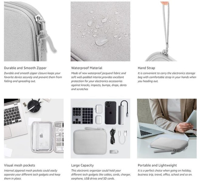 Cable Organiser Travel Bag Carousel 2