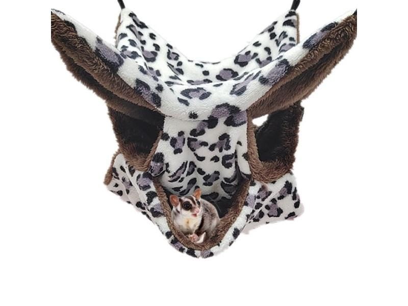 Small Pet Bed Double-layer Hammock For Ferret Squirrel Pet Warm Hanging Nest Carousel 1