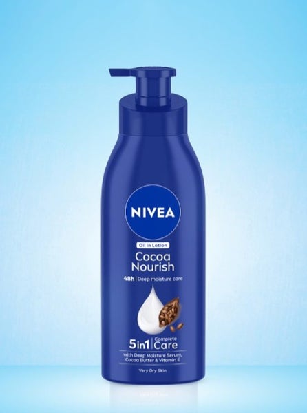 Nivea Unisex Cocoa Nourish 48h Deep Moisturising For Very Dry Skin Body Lotio... Carousel 1