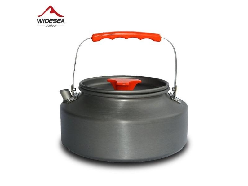 Widesea 1.1L 2L1.5L Camping Water Kettle Outdoor Coffee Kettle Tableware Picnic Carousel 1