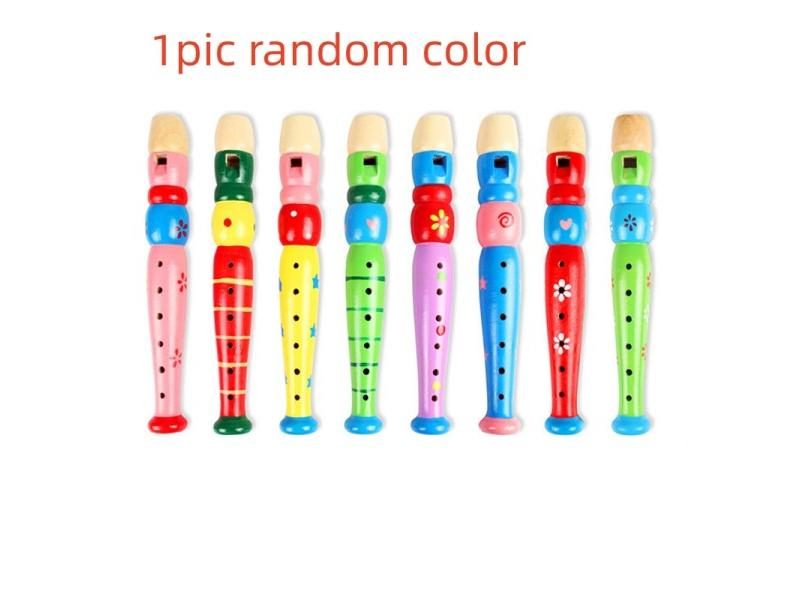 Cartoon Short Flute Sound 6-Holes Recorder Musical Instrument For Kids Carousel 1