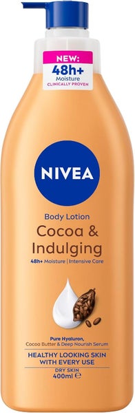 Nivea Cocoa & Indulging Body Lotion with Cocoa Butter & Vitamin E 400ml Carousel 1