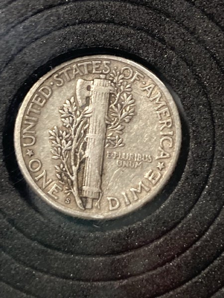 1925 mercury dime S mint- ERROR in COD we trust coin! Carousel 2