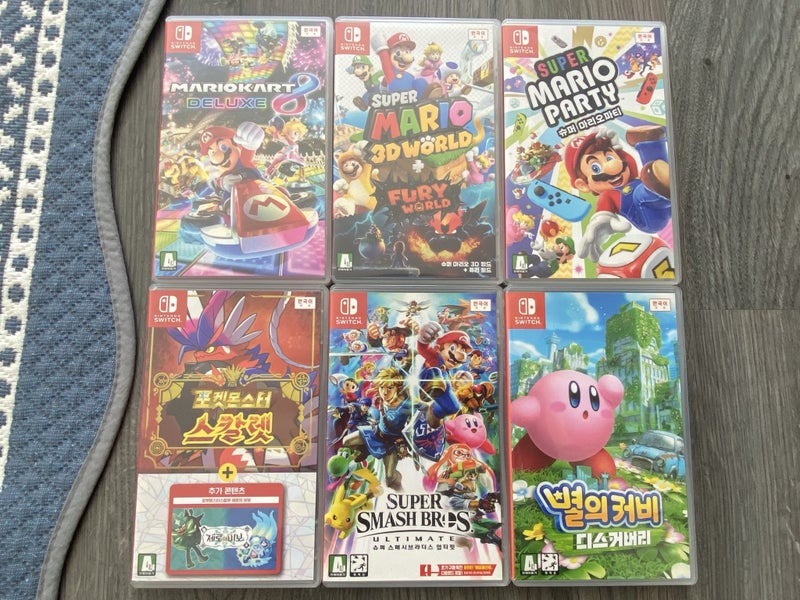 Switch games bundle (not including scarlet) Carousel 1