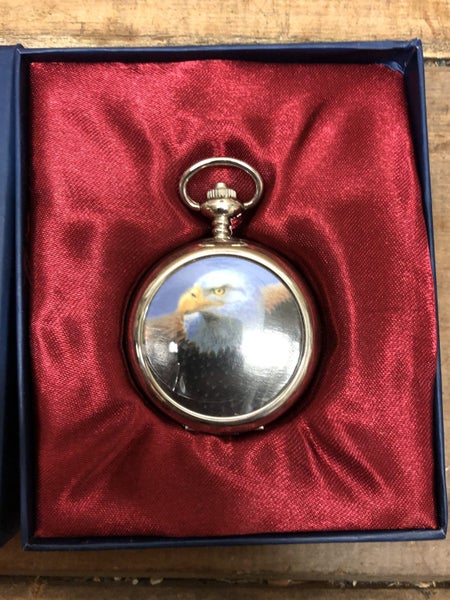 Vintage American Eagle Pocket Watch Carousel 3