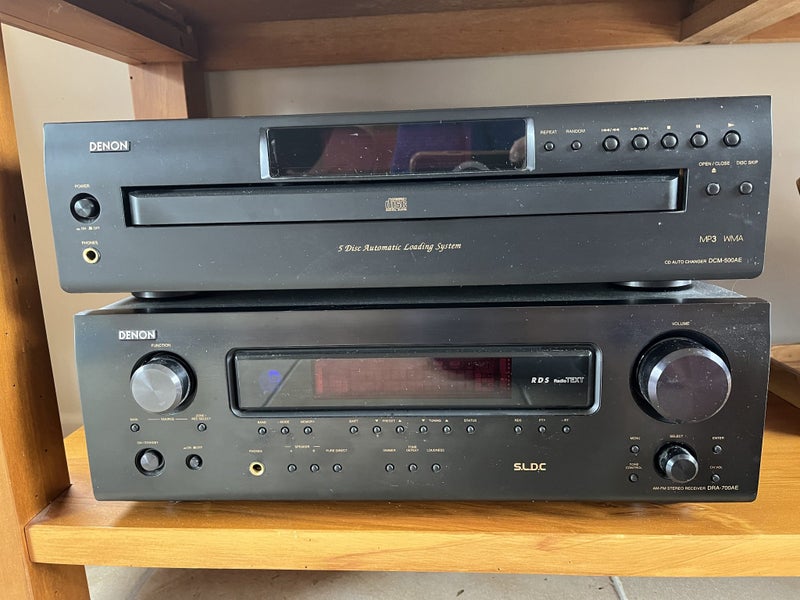 Denon Stereo System - AM-FM Stereo Receiver, CD Changer, KEF Ci Series Speakers Carousel 1